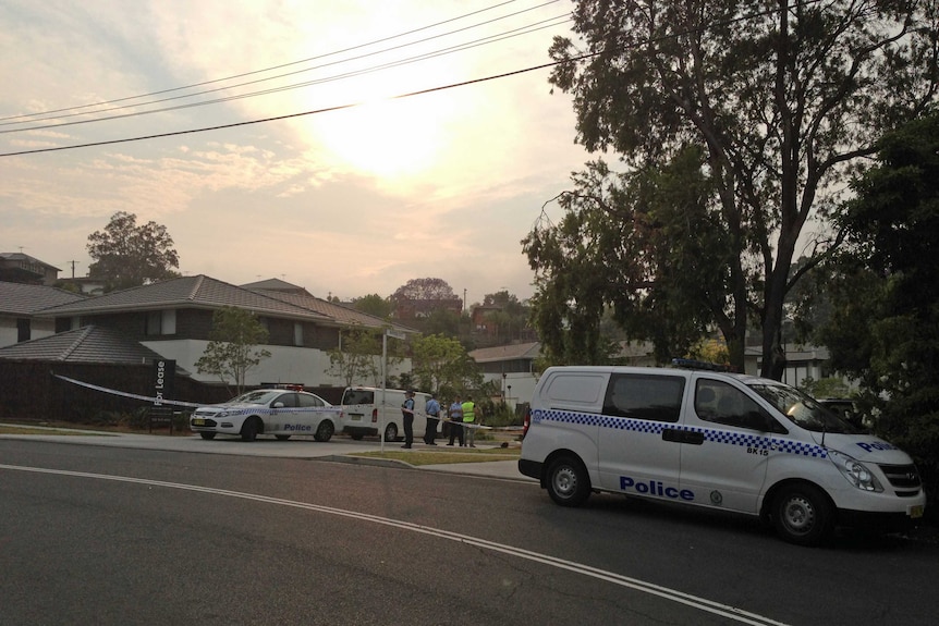 Police crime scene at Revesby