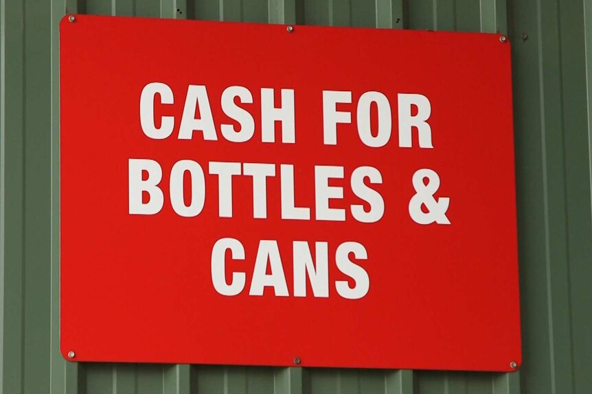 Cash for bottles and cans, South Australia.