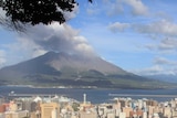 Smoke rises from the volcano Sakurajima in south-west Japan