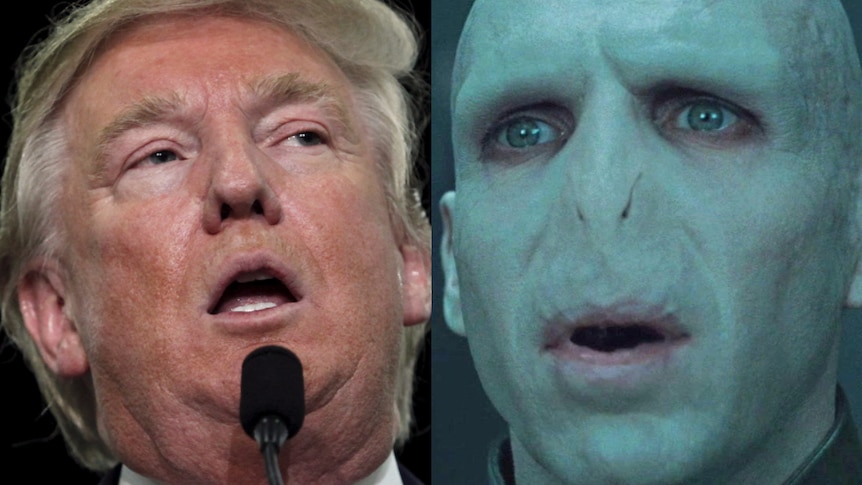 Donald Trump and Lord Voldemort
