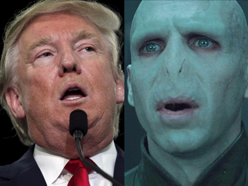 Donald Trump and Lord Voldemort