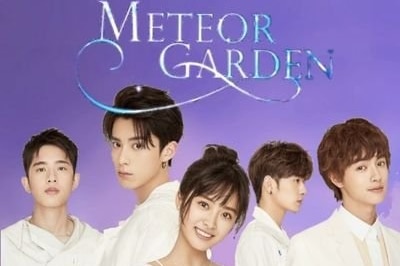 Meteor Garden poster with actors on purple background