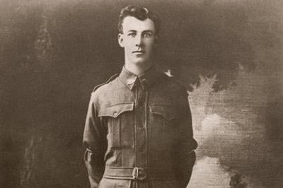 James Ross Duperouzel in his soldier's uniform.