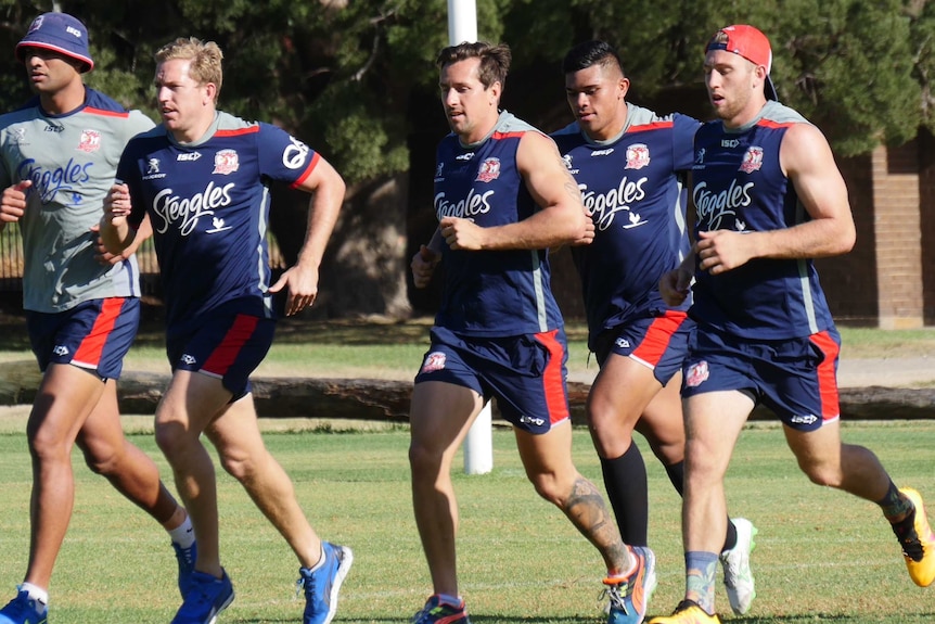 Mitchell Pearce back in training