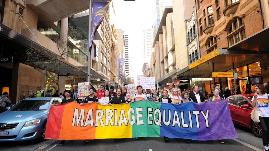 Marriage equality rally