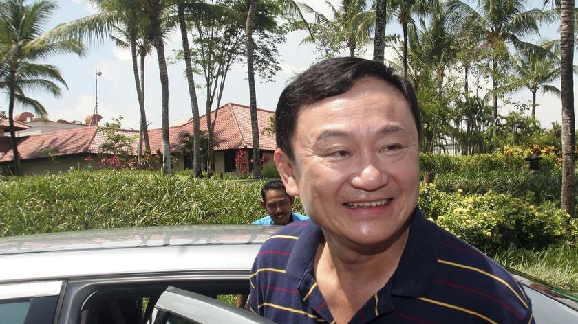 Thaksin is currently staying in Dubai after fleeing Thailand.