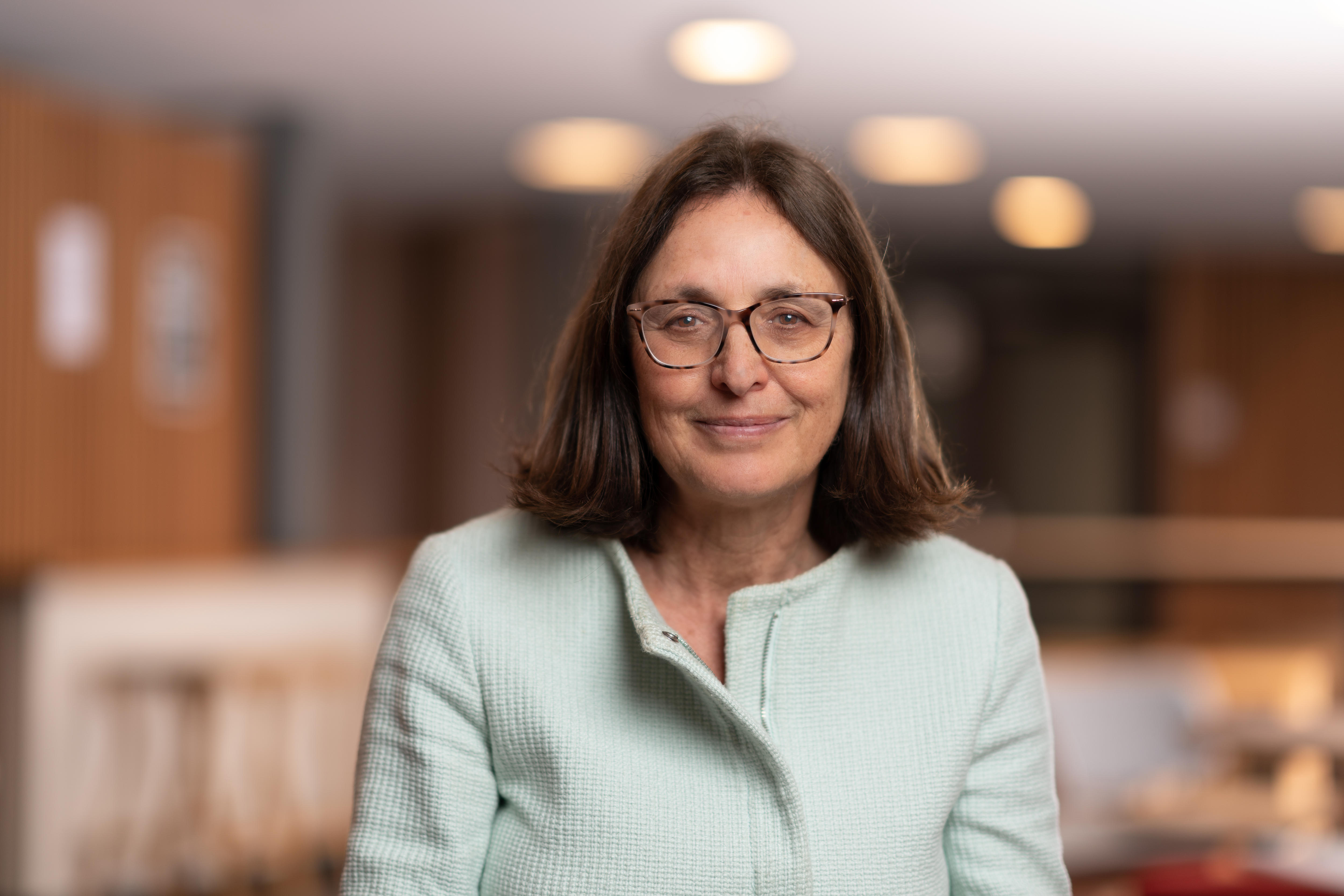 associate professor Roslyn Prinsley, head of the Australian National University's Disaster Solutions looks at the camera