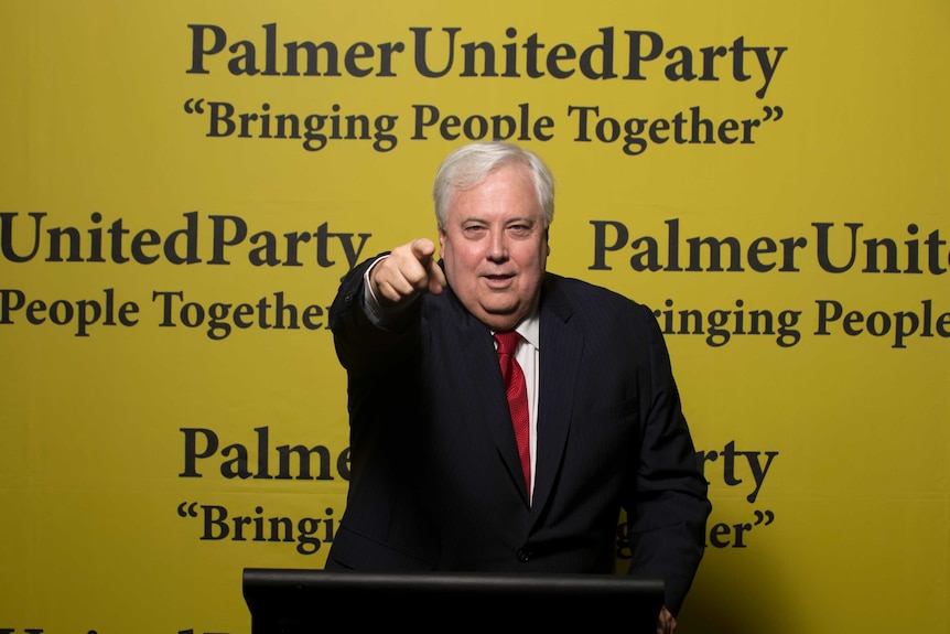 Clive Palmer launches the Palmer United Party's campaign on August 25, 2013