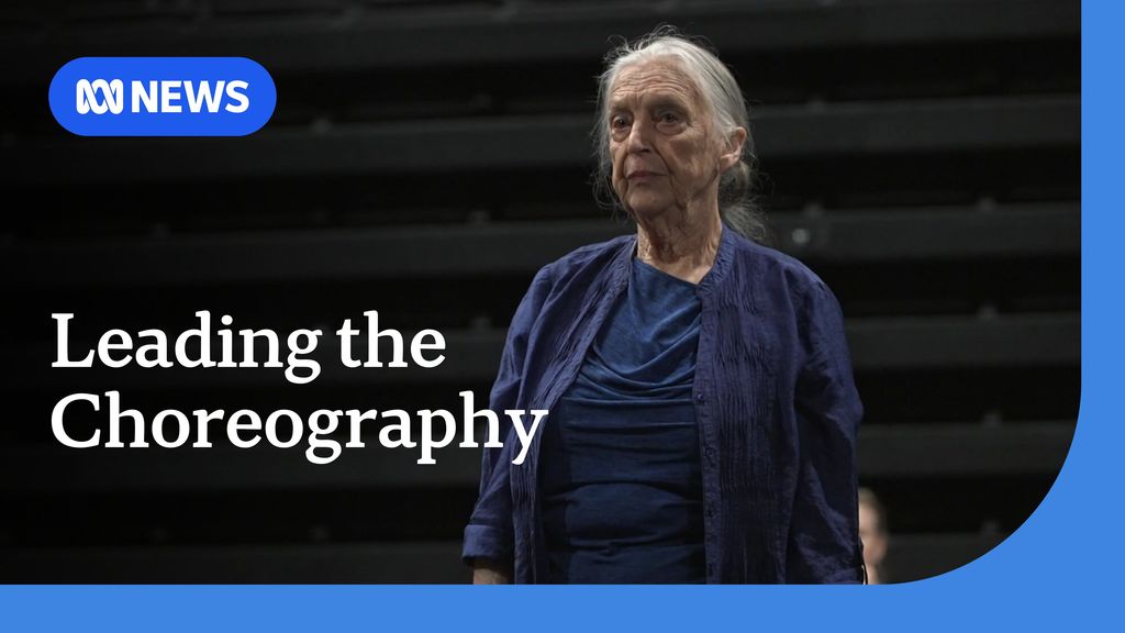 Leading the choreography. Old Lady staring off camera