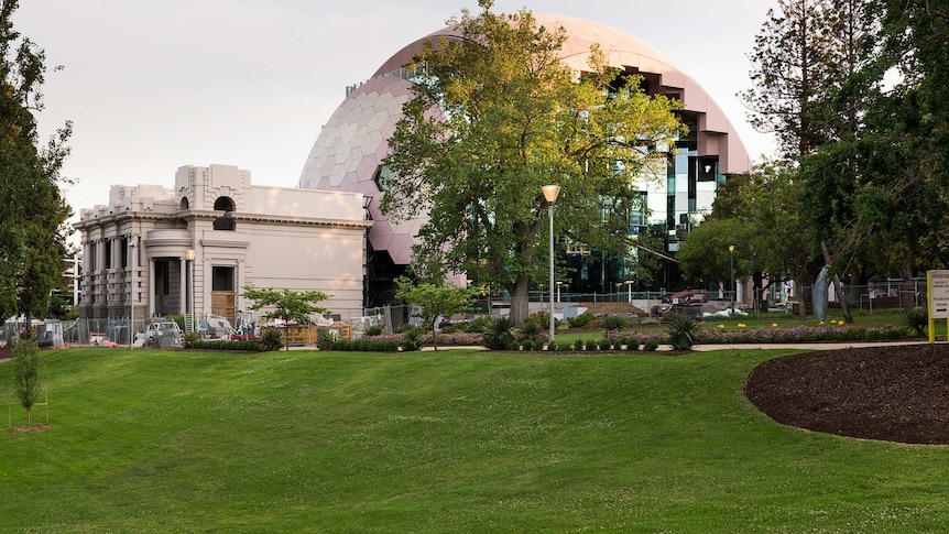 Geelong library skyline