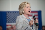 Democratic presidential hopeful and former Secretary of State Hillary Clinton speaks in Iowa.