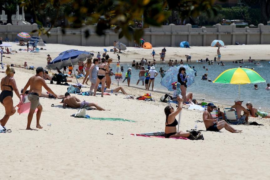 People on beach