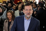 Mariano Rajoy casts his vote