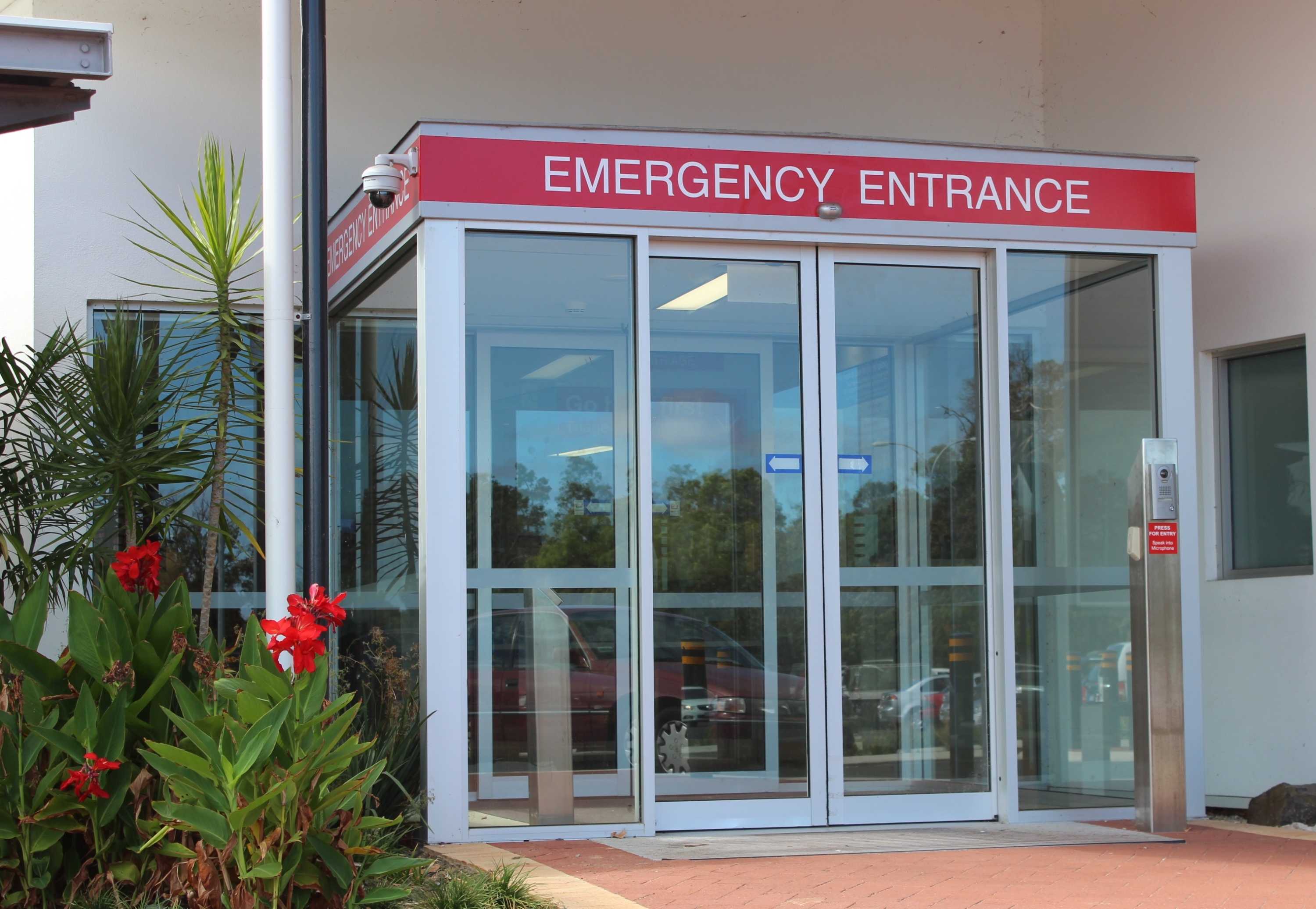 Bunbury Hospital emergency department in south-west WA.