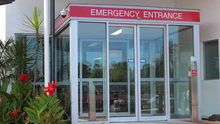 Bunbury Hospital emergency department in south-west WA.