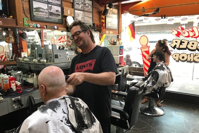 Shane Johnson, a barber in the Queensland seat of Ipswich