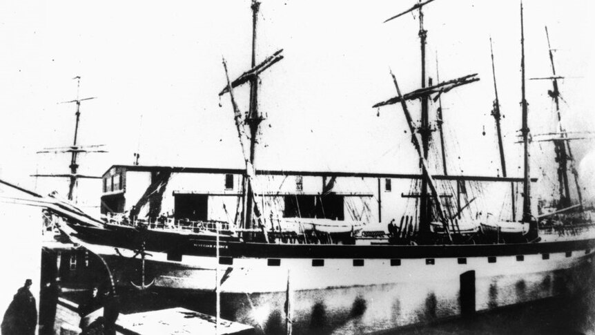 The Scottish Prince ran aground off the Gold Coast in 1887