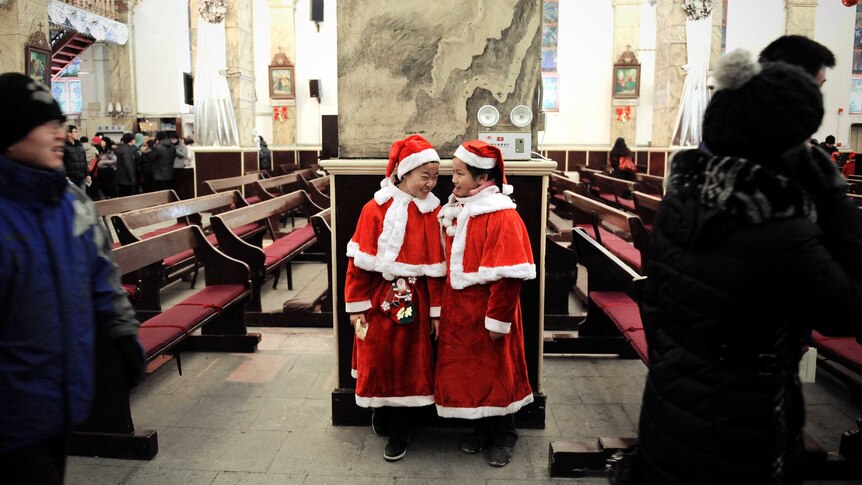 Christmas Eve mass in Beijing