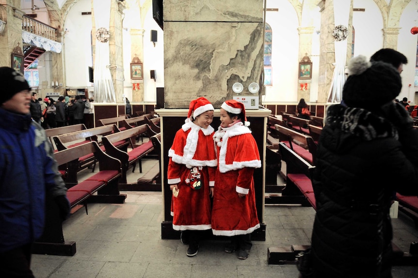 Christmas Eve mass in Beijing