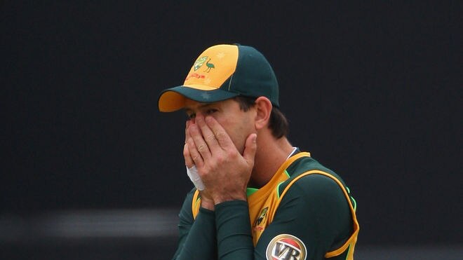 Ponting hides from defeat