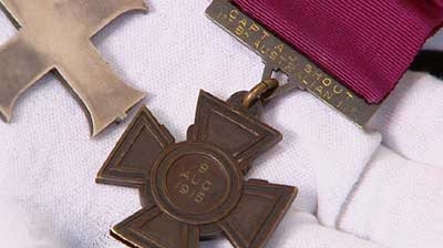 Victoria Cross medal of Captain Alfred Shout.