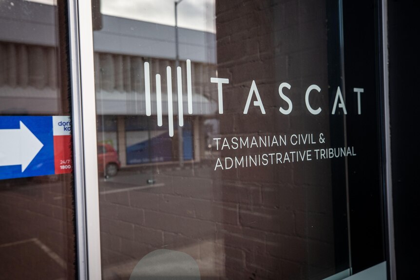 Street signage for TASCAT, for Tasmanian Civil and Administrative Tribunal.