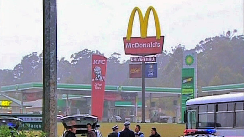 McDonalds restaurant on the mid-north NSW coast which is the scene of a siege on June 17, 09.