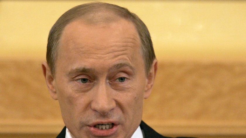 The bid had the firm backing of Vladimir Putin (file photo).