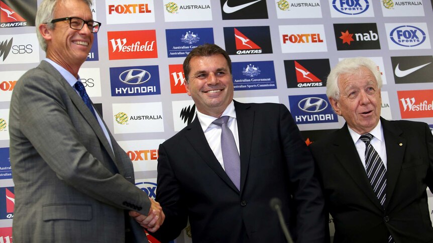 Postecoglou unveiled as Socceroos coach