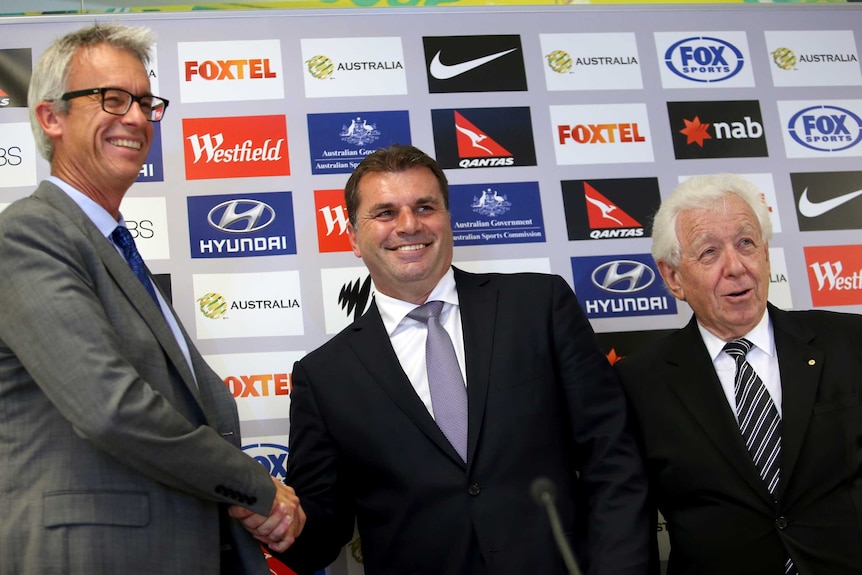 Postecoglou unveiled as Socceroos coach