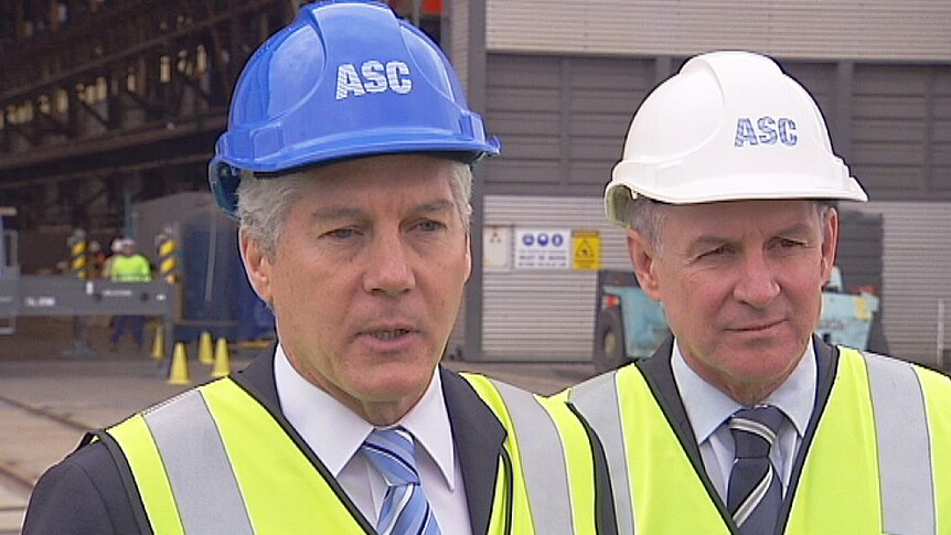 Defence Minister Stephen Smith and Premier Jay Weatherill both keen to plug any gap in work