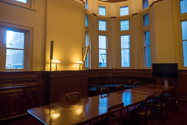 Stock Exchange reading room wide.