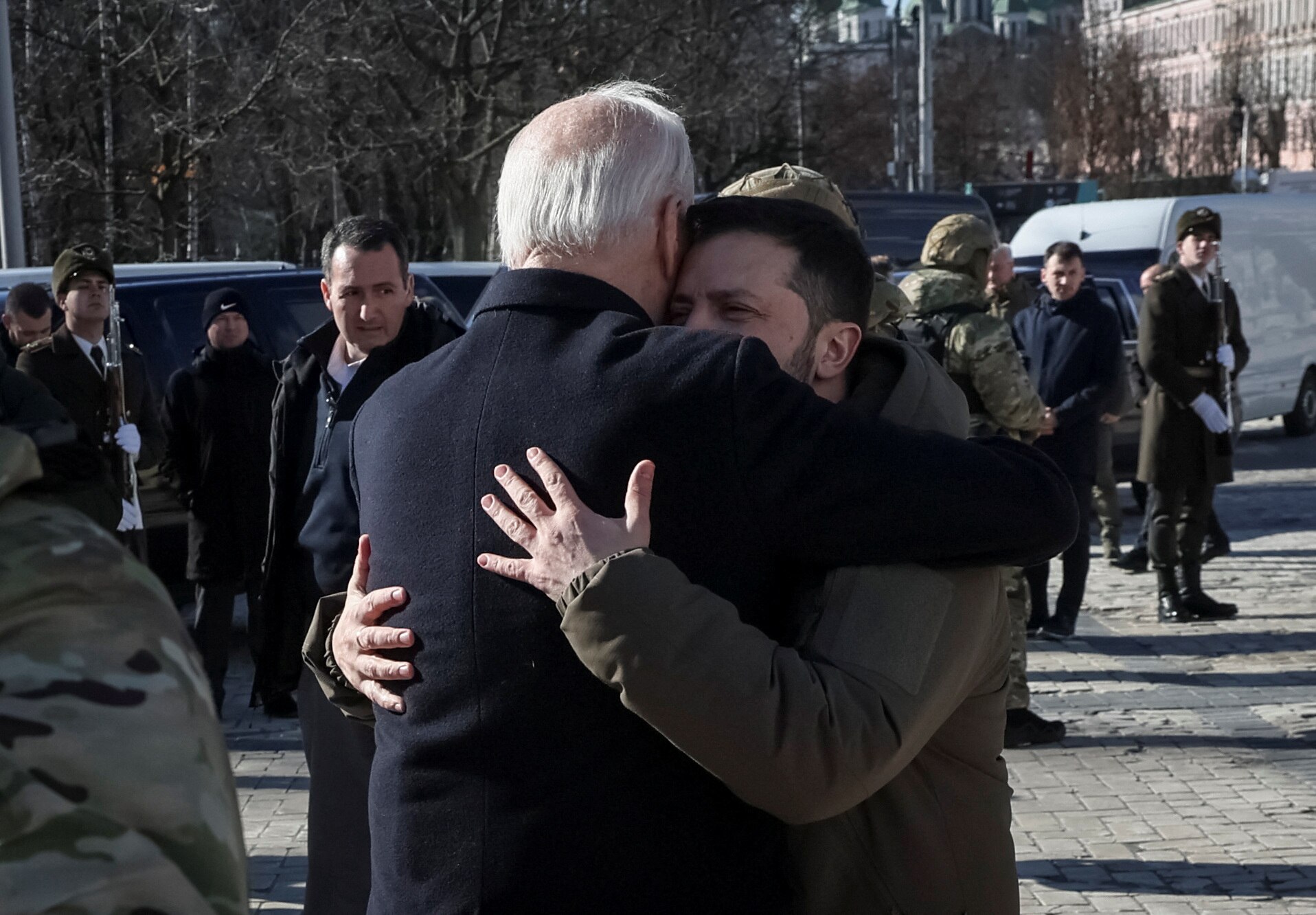 Over The Ring Of Air Raid Sirens, US President Biden’s Visit To Ukraine ...