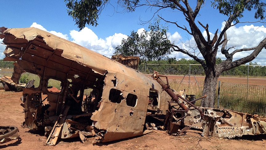 RAAF fighter wreck in the NT remote community Milingimbi