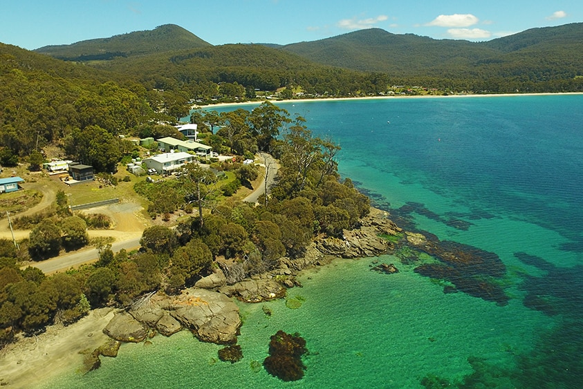 Adventure Bay on Bruny Island