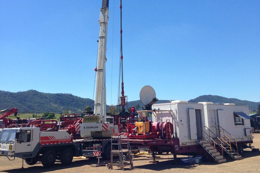 AGL's coal seam gas site near Gloucester.