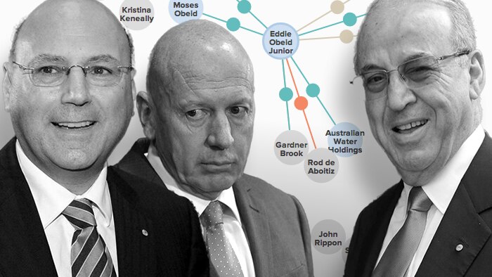 A promo composite of some of the key players in the unfolding ICAC investigation.
