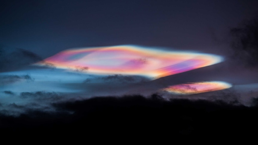 Polar stratospheric clouds spotted in Norway.