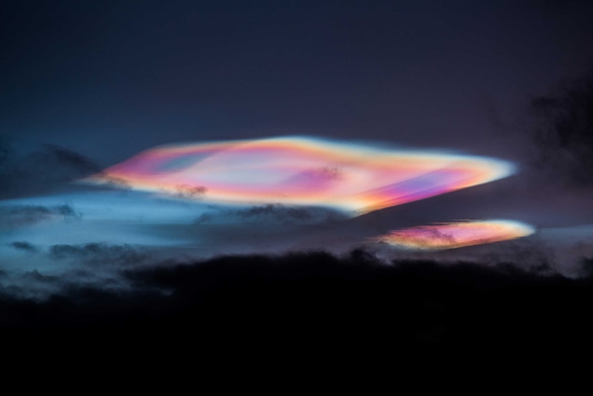 Polar stratospheric clouds spotted in Norway.