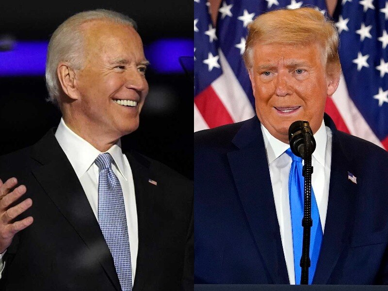 The Biggest Moments Of Joe Biden And Donald Trump S Us Election Battle From A Wisconsin Flip To Four Seasons Total Landscaping Abc News