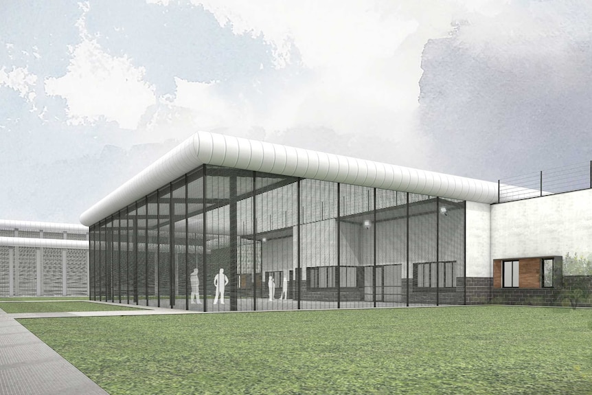 An artist's impressions of the planned Werribee South youth justice centre