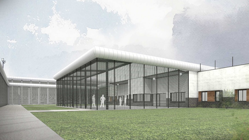 An artist's impressions of the planned Werribee South youth justice centre