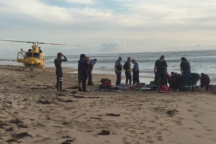 Shark attack at Falcon in Mandurah