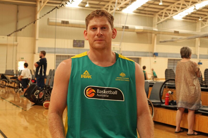 Wheelchair basketballer Steven Elliot