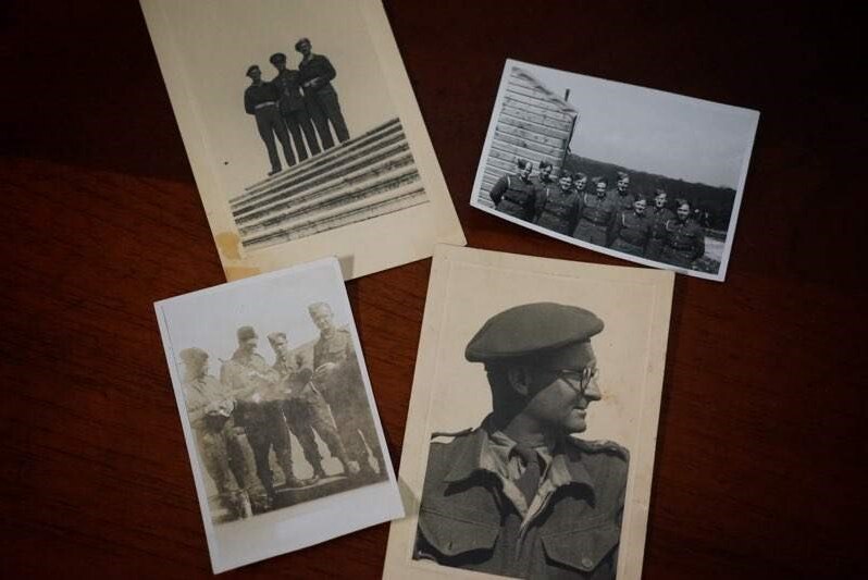 Photos of C.J. Elcoate during World War 2.