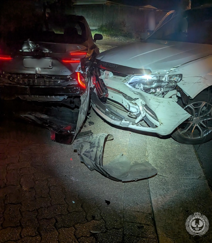 19yo driver allegedly rammed rideshare with two people inside