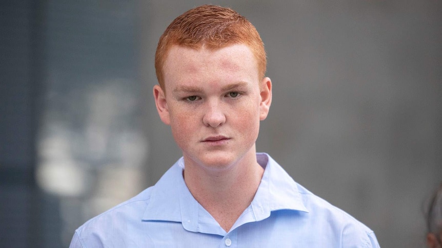 Ryan Hodson outside the Supreme Court in Brisbane