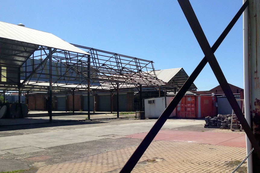 Rear of former Wunderlich factory at Sunshine North