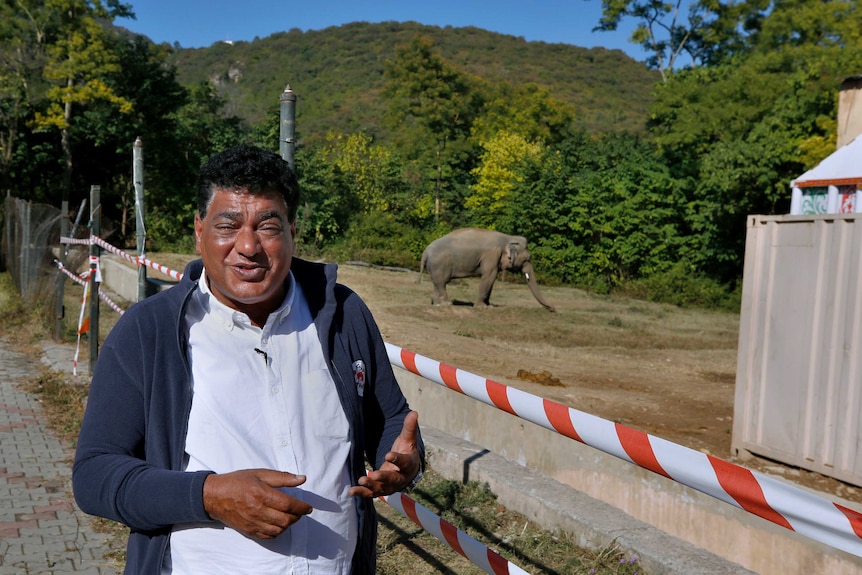 Veterinarian Amir Khalil from the international animal welfare organisation Four Paws