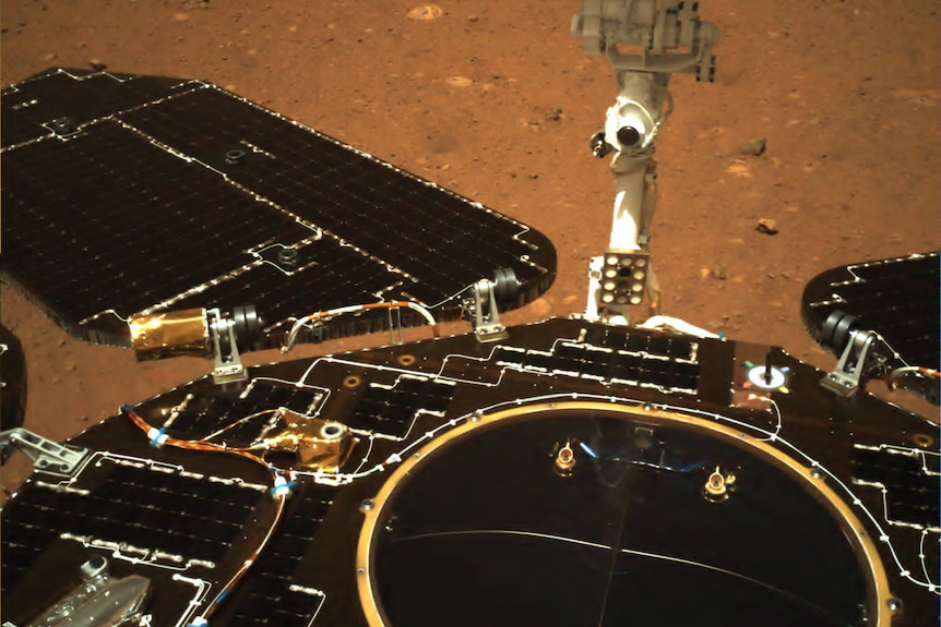 China Mars rover colour image